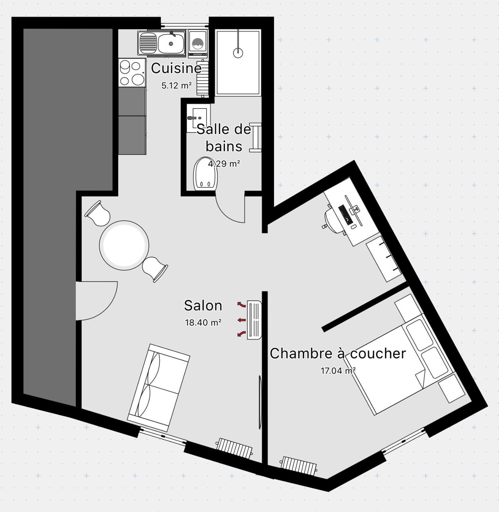 Apartmán The Libournettes Pokoj fotografie